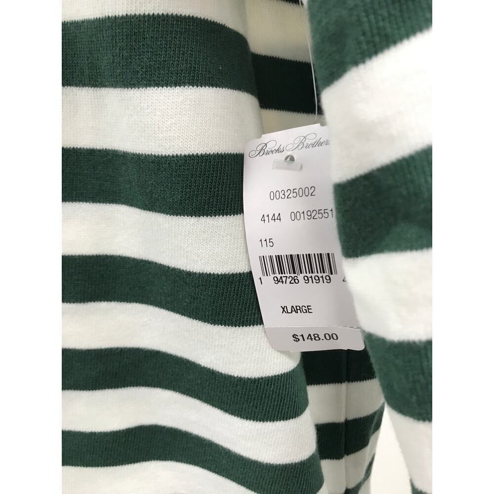 Brooks Brothers Navy, Red, and White Striped Polo Shirt - Picture 8 of 9